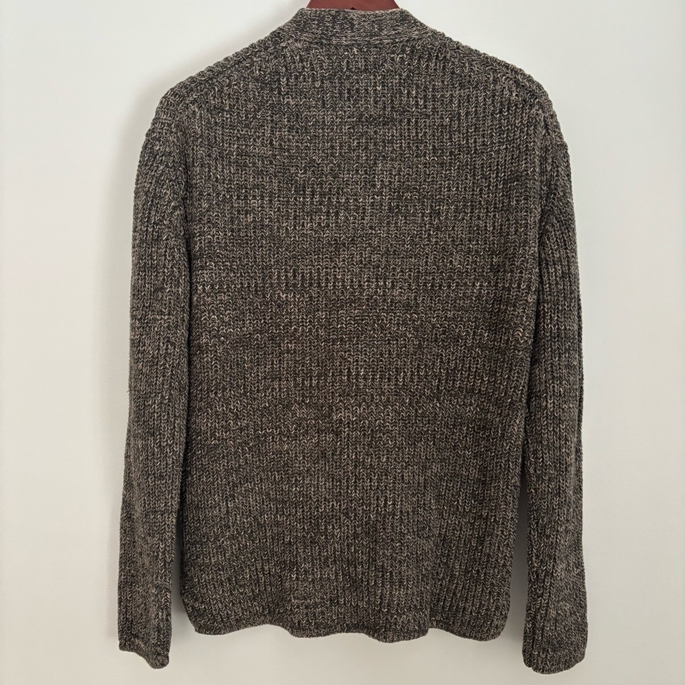 JOHN & JENN | Marled Cotton Cozy Relaxed Fit Grandpa Sweater Cardigan | Size S - Picture 2 of 8